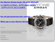 Tablet Screenshot of glycineairman.info